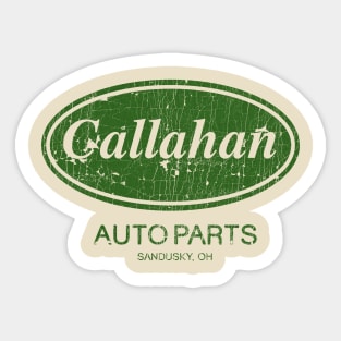 VINTAGE -  Callahan Auto Parts Green Sticker